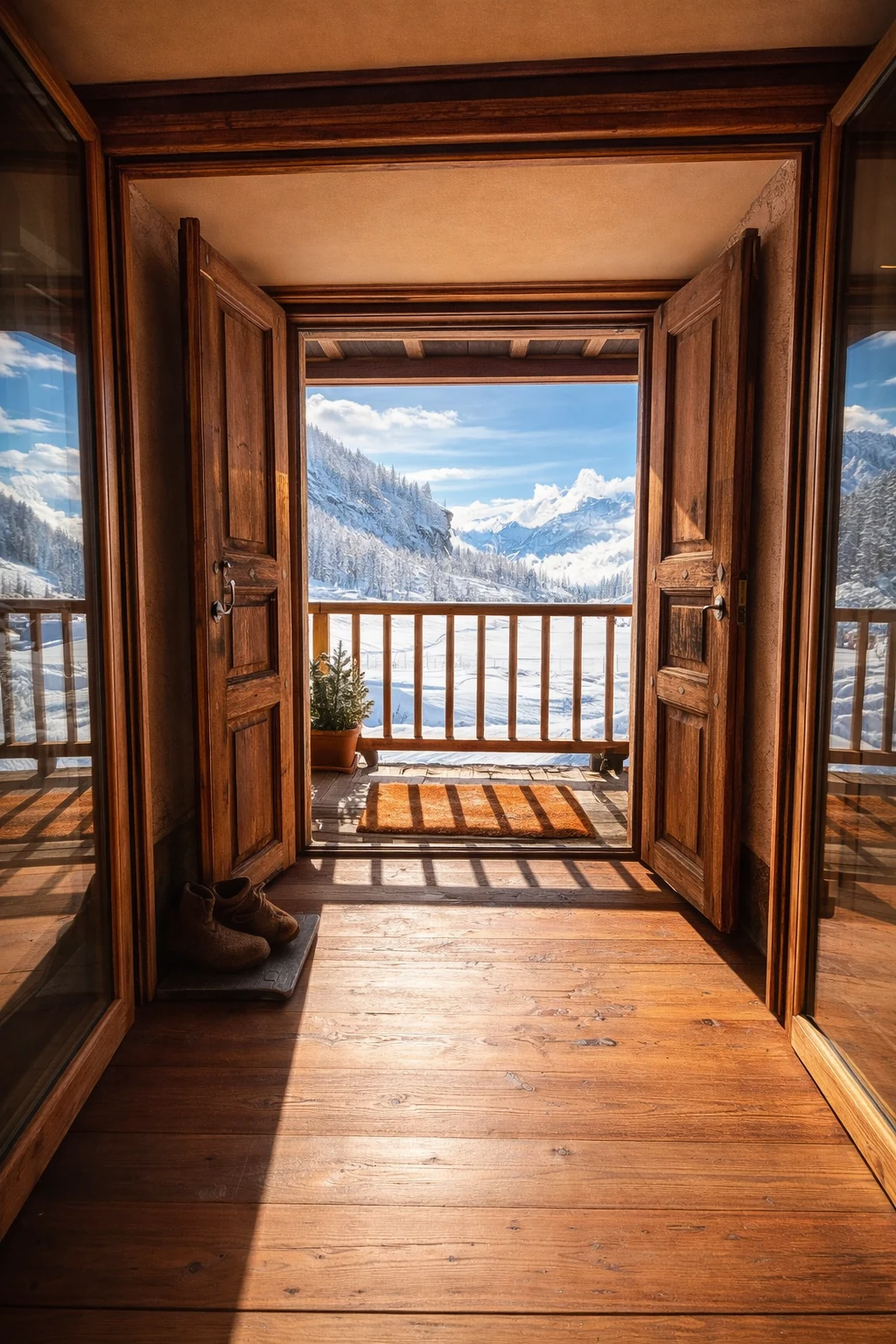 View from Casalpina toward the vallée de Gressoney
